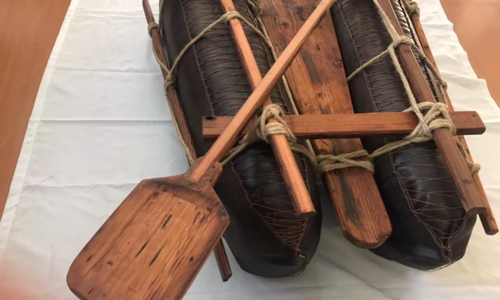 Las postales que dejó la construcción de una balsa Changa en Caldera