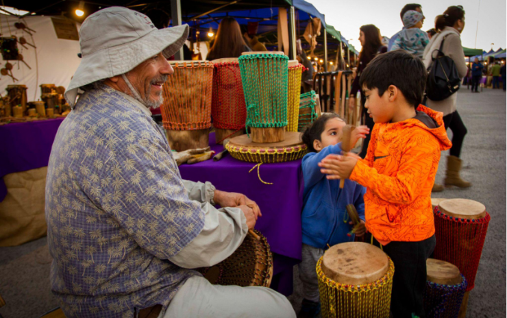 Todo listo para la Feria Nacional de Artesanía de Bahía Inglesa