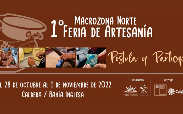 Postula a la 1° Feria de Artesanía Macrozona Norte 2022