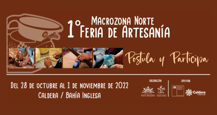 Postula a la 1° Feria de Artesanía Macrozona Norte 2022