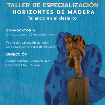 Agrupación Artesanal Nuevo Horizonte invita a participar en talleres de especialización en madera
