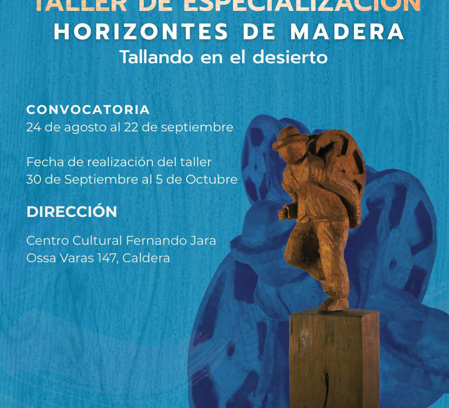 Agrupación Artesanal Nuevo Horizonte invita a participar en talleres de especialización en madera