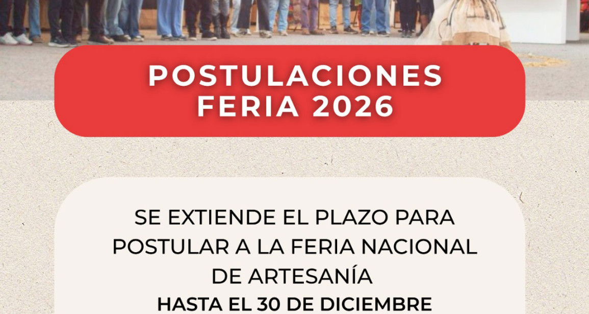 Se extiende plazo para postular a la 15ª Feria Nacional de Artesanía de Bahía Inglesa 2026