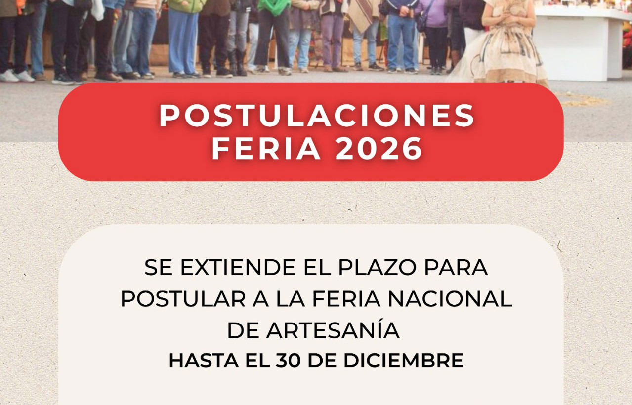 Se extiende plazo para postular a la 15ª Feria Nacional de Artesanía de Bahía Inglesa 2026