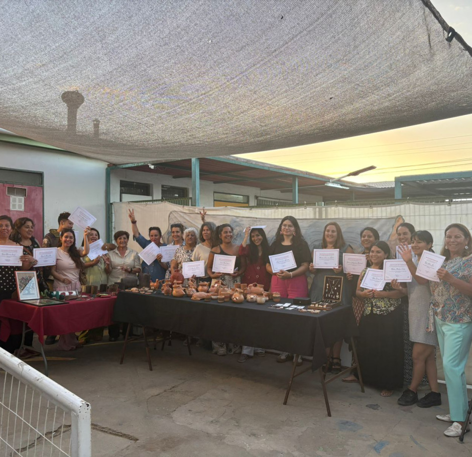 Ceremonia de cierre marcó el fin de los Talleres de Artesanía 2025 en Caldera