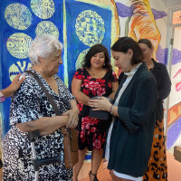 Escuela Taller Mauricio Huenuman de Caldera recibió visita de Ministra de las Culturas en marco de gira regional